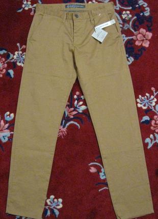 Стильные джинсы рыжие коричневые7 фото