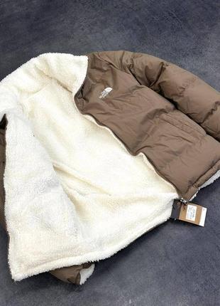 Чоловіча двохстороння куртка пуховик зимняя мужская куртка пуховик XL / 50