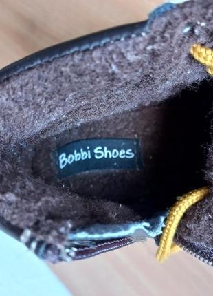 Утеплённые кожаные ботинки bobbi shoes 25 р. стелька 15,5 см5 фото