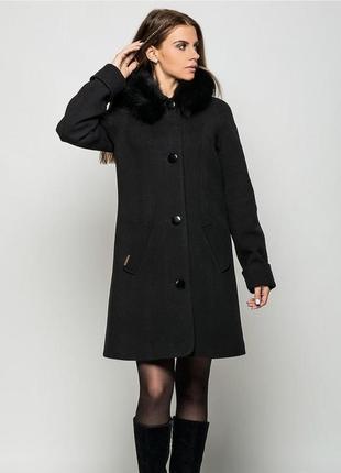 Женское кашемировое пальто осень-зима украинского производителя1 фото