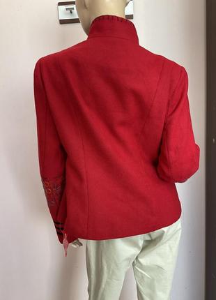 Новый красный жакет- пальто/l/ brend joe brows4 фото