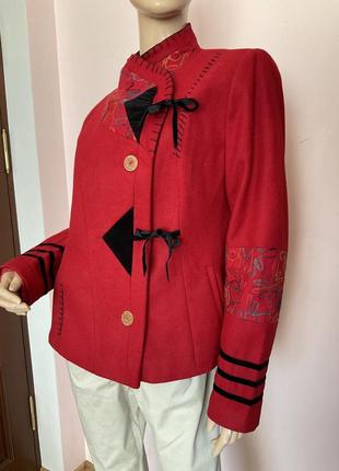 Новый красный жакет- пальто/l/ brend joe brows2 фото