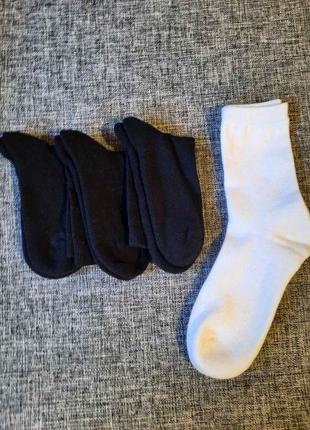 Носки спортивные шкарпетки 4 пари eur 31-36 махра на стопі