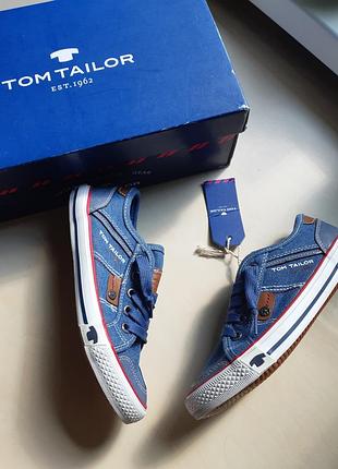 Фірмові кросівки, кеди tom tailor р-р32(20см)оригінал.розпродаж!!!
