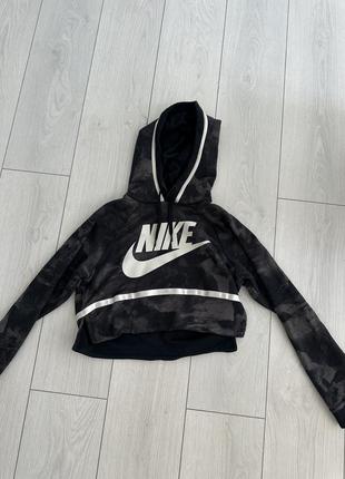 Кофта топ nike с капюшоном