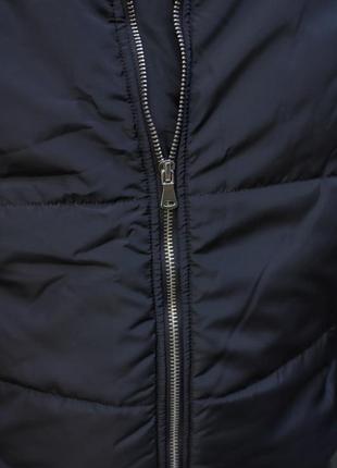 Стильная мужская куртка бомбер утепленная осенняя на синтепоне9 фото