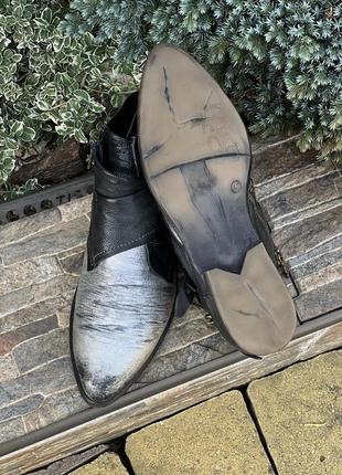 A.s.98 роскошные дизайнерские кожаные ботинки котелка бохо этно стиль 40р.6 фото