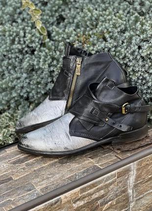 A.s.98 роскошные дизайнерские кожаные ботинки котелка бохо этно стиль 40р.3 фото