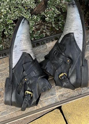 A.s.98 роскошные дизайнерские кожаные ботинки котелка бохо этно стиль 40р.8 фото