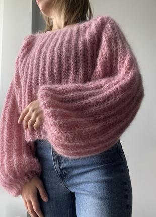 Акція 1 день светр кофта павутинка handmade s m