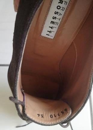 Fratelli rossetti 24-24.3 см лоферы броги туфли слипоны ботинки, оригинал, италия4 фото