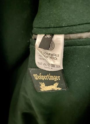 Теплое пальто/ блейзер wolpertinger, швейцария.5 фото