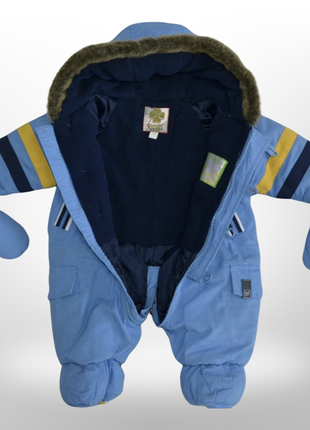 Зимний термокомбинезон для младенцев bear голубой р. 622 фото