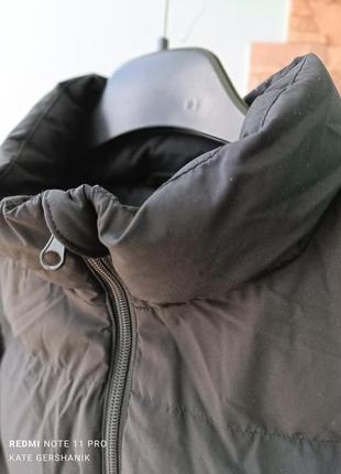 Куртка пуфер чорна 110-1107 фото