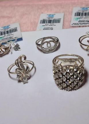 Кольца колечки серебро 925 пробы украины2 фото