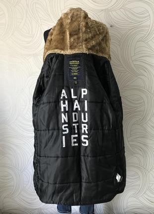 Зимняя не продуваемая парка «alpha industries» оригинал, сша 🇺🇸6 фото