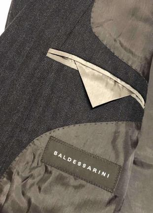 Мужской твидовый пиджак в елочку baldessarini 54 размер6 фото