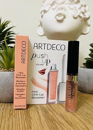 Оригінал блиск плампер бустер для губ artdeco hot chili lip booster оригинал бустер плампер