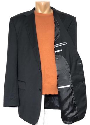 Пиджак мужской деловой черный классический 54 размер