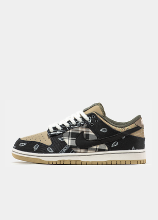 Мужские зимние кроссовки nike sb dunk x t.scott winter.