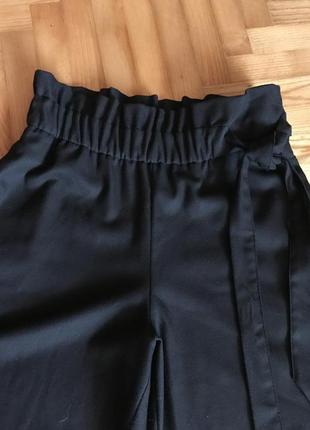 Zara trafaluc вільні брюки кюлоти з поясом і кишенями! р.-m5 фото