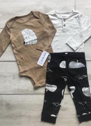 Набір комплект веселі попки carters картерс 12м 76 см