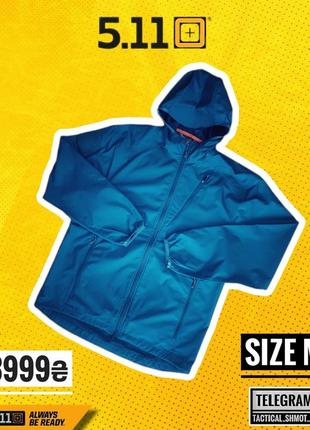 Tactical 5.11 куртка вітровка cascadia windbreaker packable м