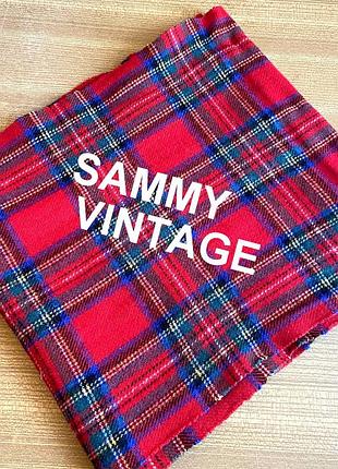 Чоловічий шарф 100% вовна від бренду / sammy / британія / vintage.