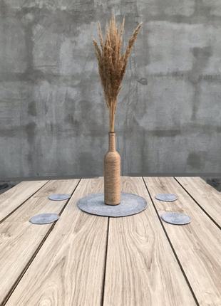 Декоровані серветки для склянок чашок на стіл дому дачі loft handmade подстаканники лофт модерн классицизм ар-деко минимализм хай-тек этно