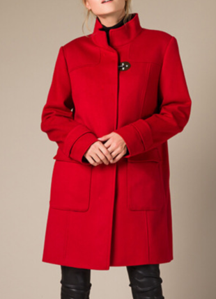 Новое пальто schneiders salzburg 80% шерсть премиум красное шерстяное3 фото