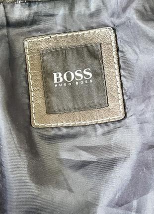 Шкіряна куртка hugo boss5 фото