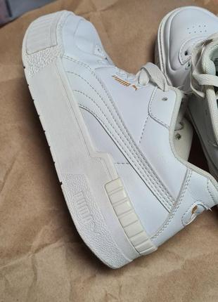 Кроссовки кеды puma cali sport white1 фото