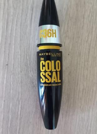 Туш для вій від maybelline водостійка