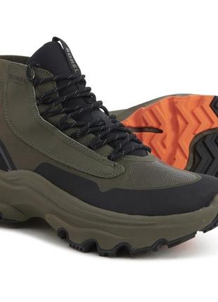 Черевики sorel kinetic breakthru venture mid waterproof alpine tundra/black оригінал