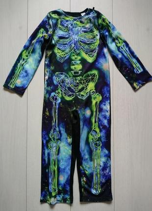 Карнавальный костюм скелет на хеллоуин halloween1 фото