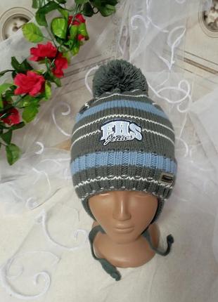 Шапка для мальчика очень теплая