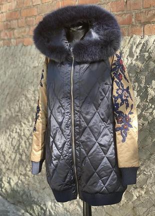 Теплая куртка пальто florence mode2 фото