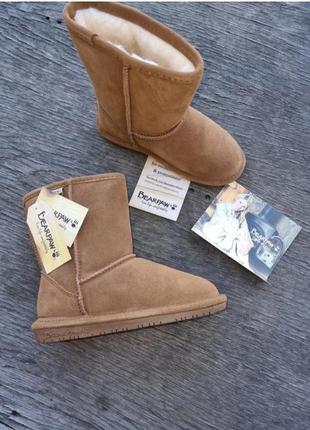 Зимние угги bearpaw ,натуральна замша j2-33/-20/21cm оригинал8 фото