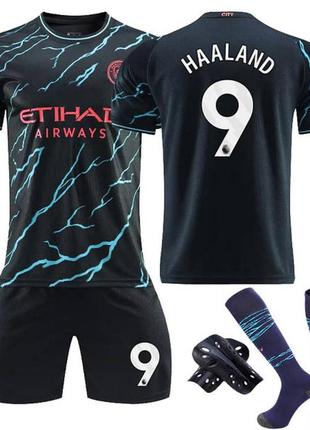 Дитяча футбольна форма manchester city haaland 9 2024