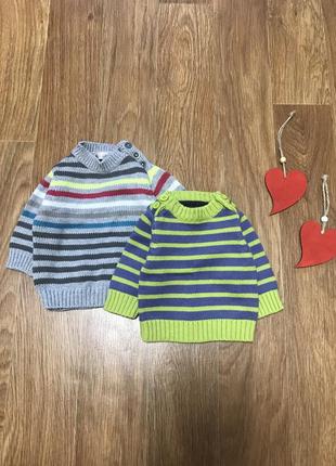 Набор из 2-х свитер кофта 0-3 мес