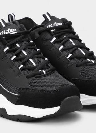 Жіночі, утеплені кросівки *skechers d'lites 4.0* kw8198