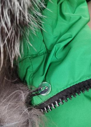 Стильная женская куртка с мехом зимняя visdeer.8 фото