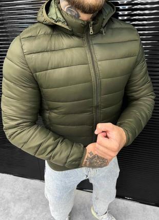 Хакі демісезонна куртка чоловіча