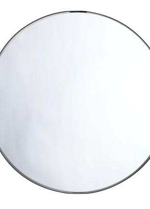 Дзеркало чорне кругле 50 см сталь daymart