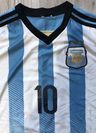 Футболка argentina messi 102 фото