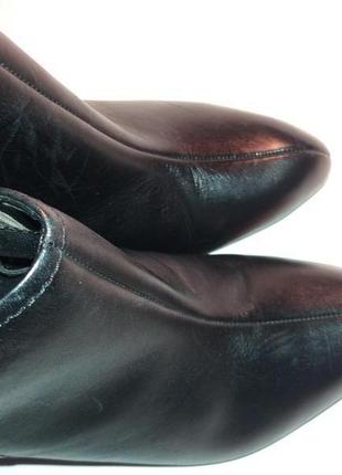 Ботинки женские кожаные m&s footglove wider fit 7р( 41)4 фото