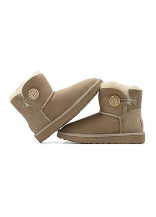 Замшевые угги овчина ugg5 фото