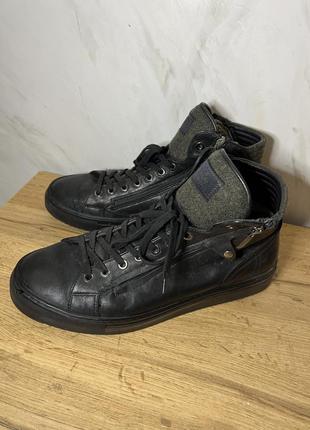 Зимові шкіряні кросівки