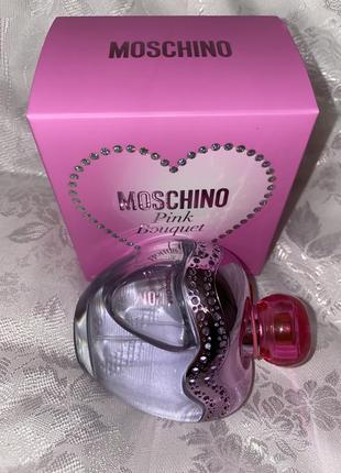 Туалетная вода moschino pink bouquet 100 ml оригинал3 фото