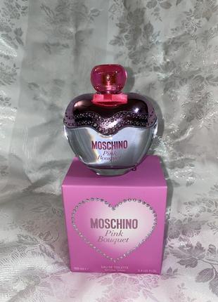 Туалетная вода moschino pink bouquet 100 ml оригинал2 фото